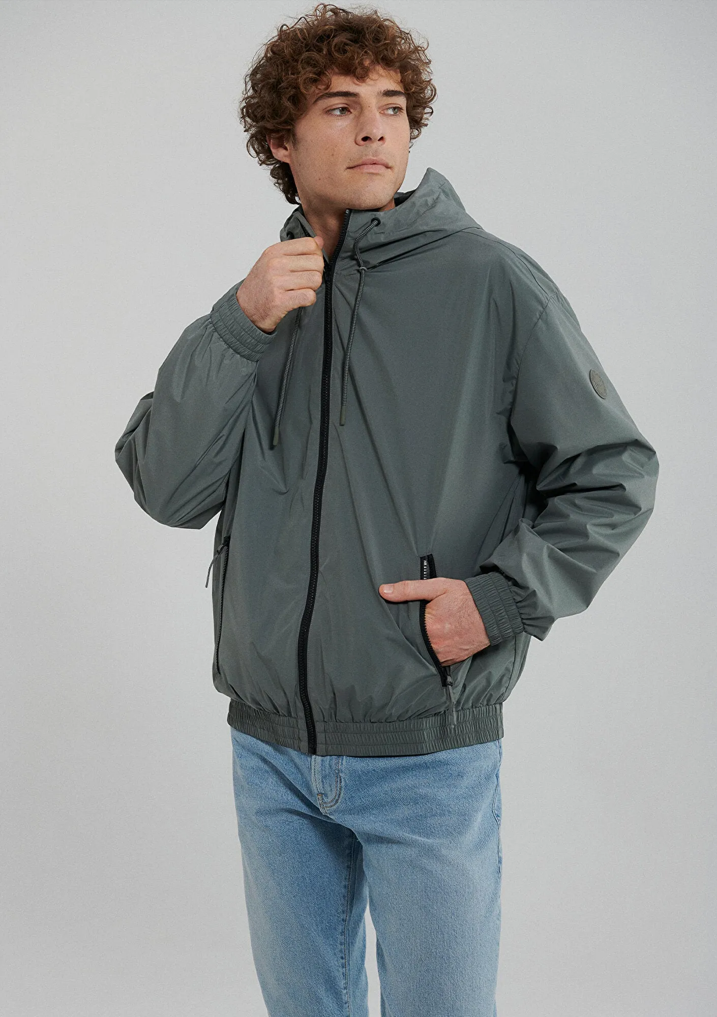 Hooded Grey Jacket
