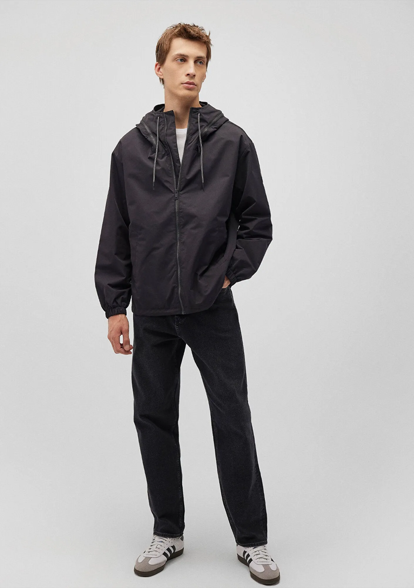 Hooded Grey Jacket