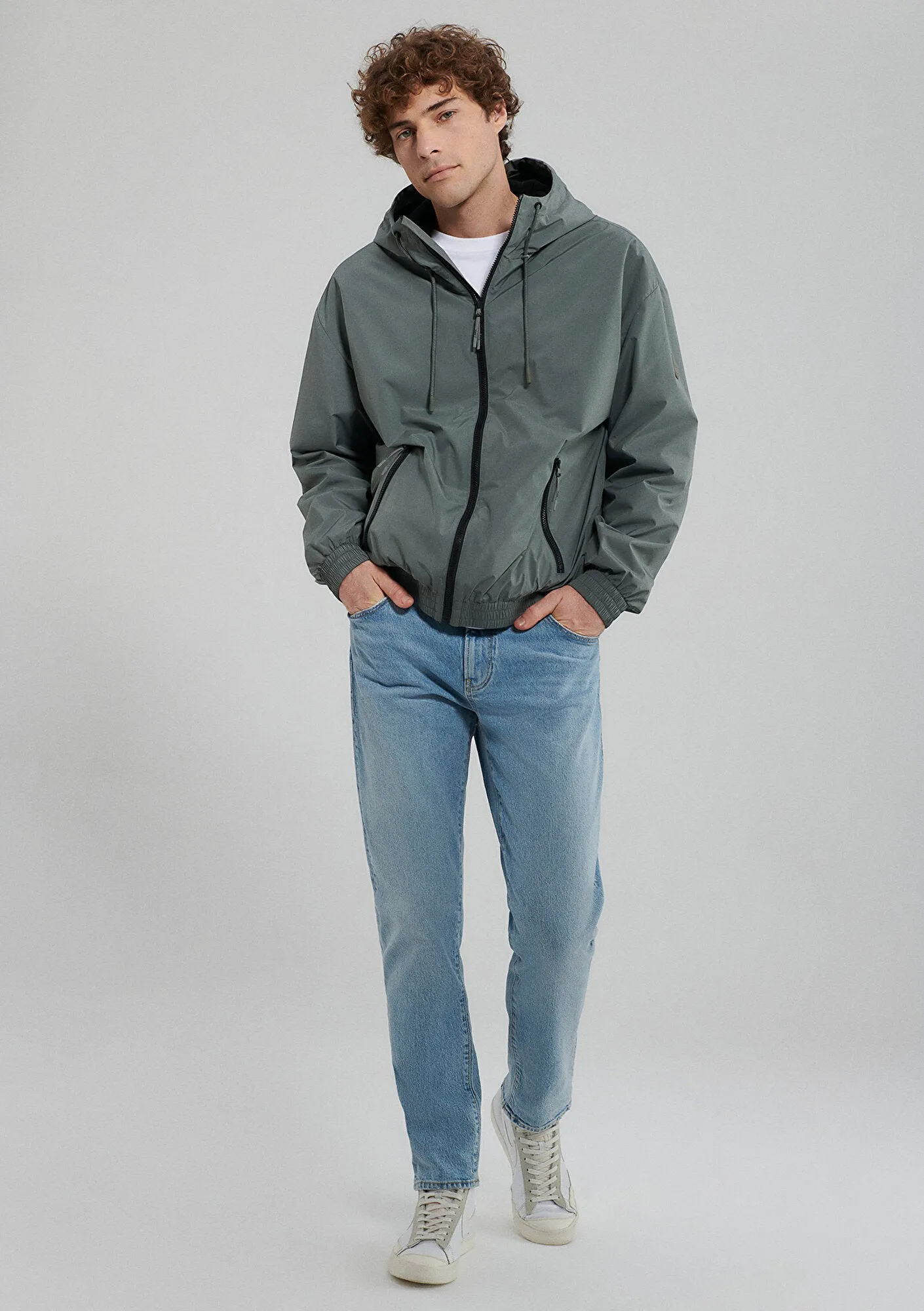 Hooded Grey Jacket