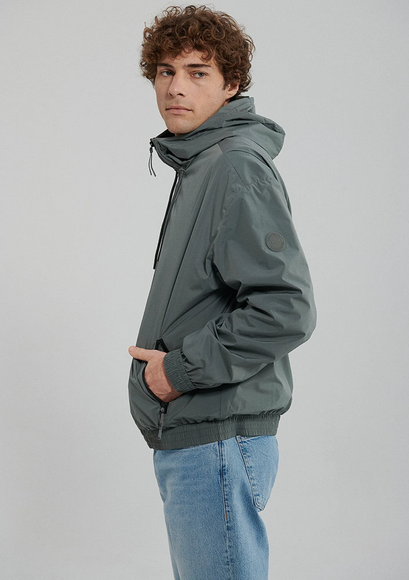 Hooded Grey Jacket