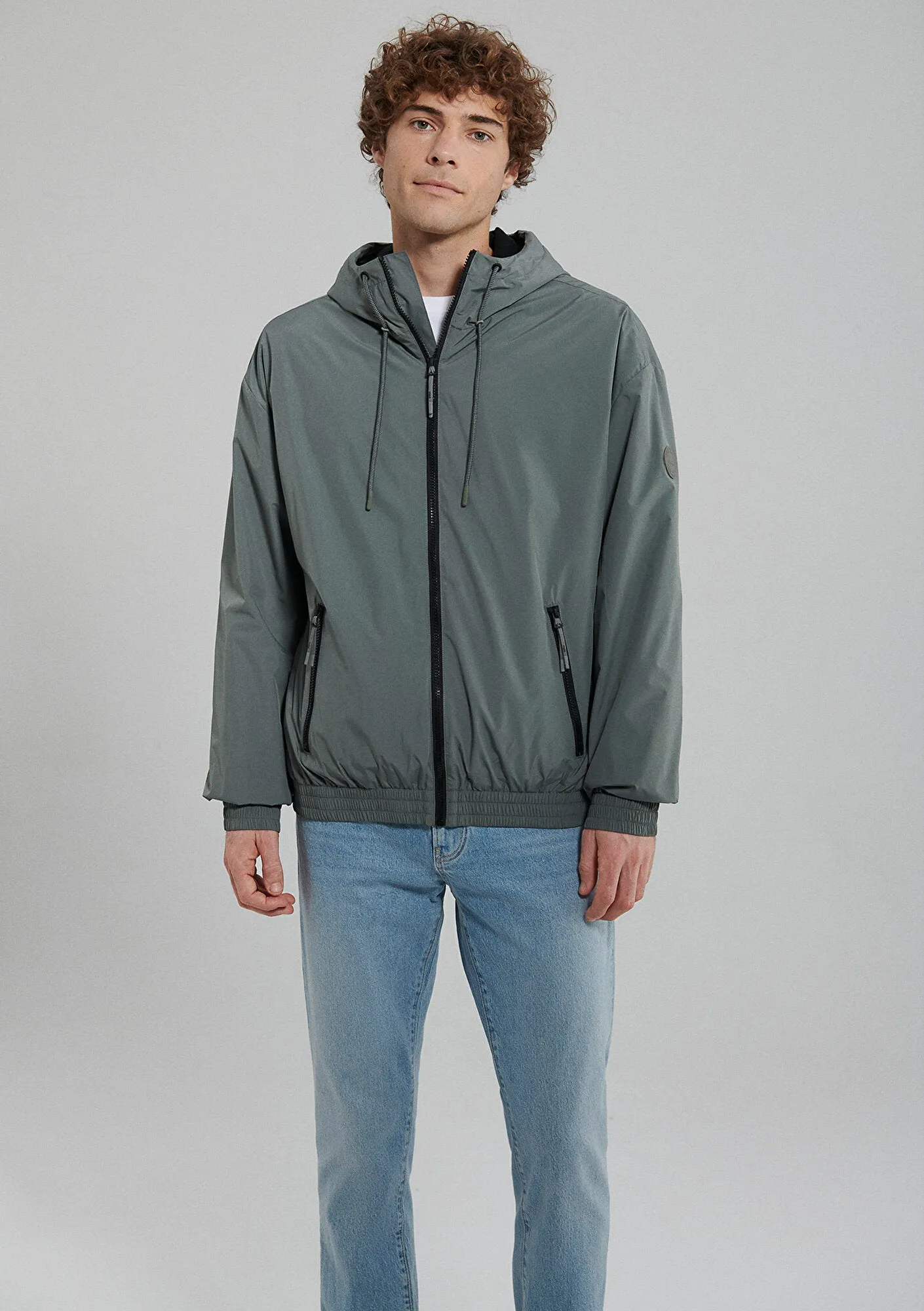 Hooded Grey Jacket