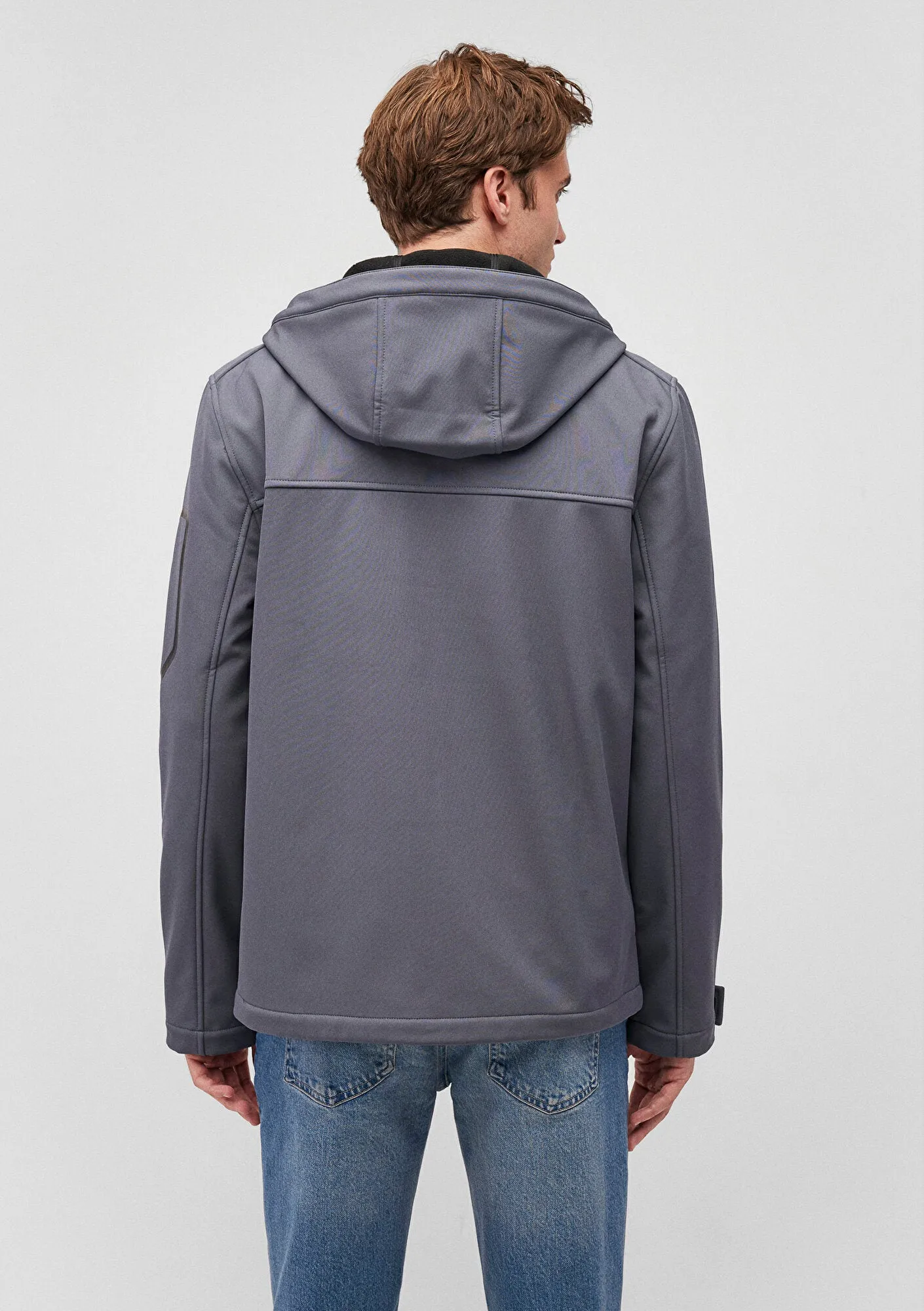 Hooded Navy Jacket