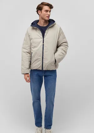 Hooded Navy Jacket