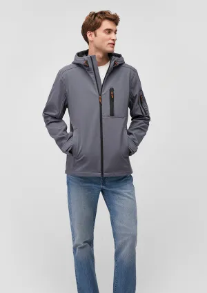 Hooded Navy Jacket