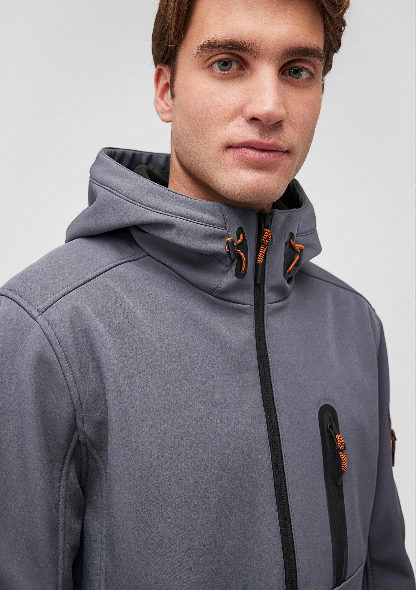 Hooded Navy Jacket