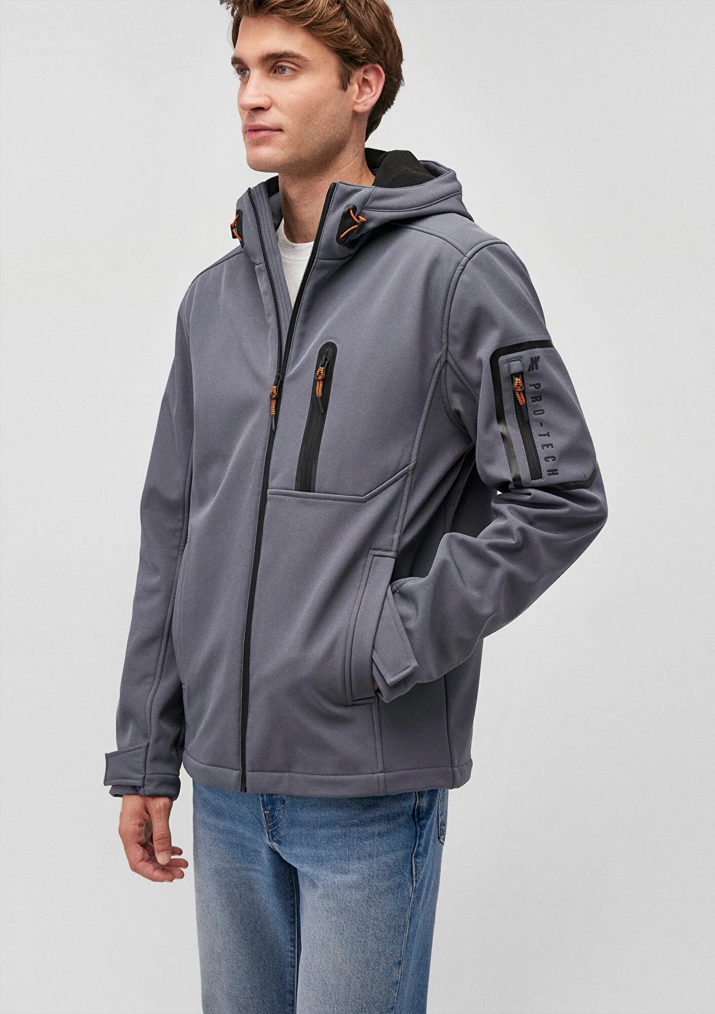 Hooded Navy Jacket