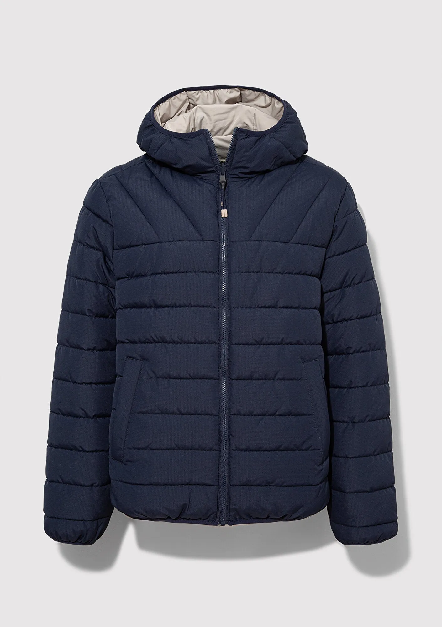 Hooded Navy Jacket