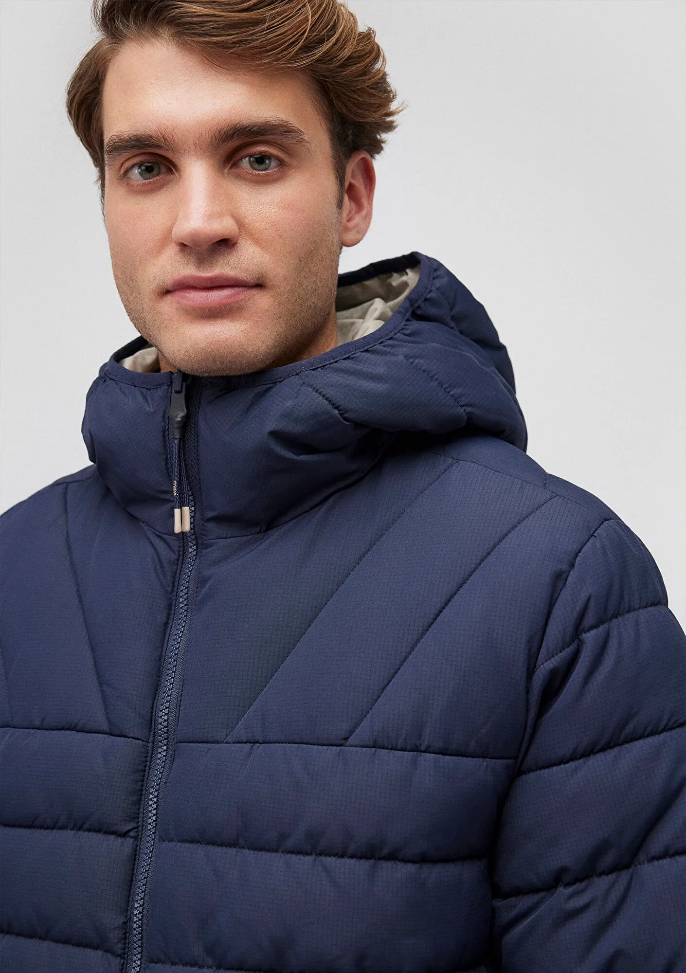 Hooded Navy Jacket