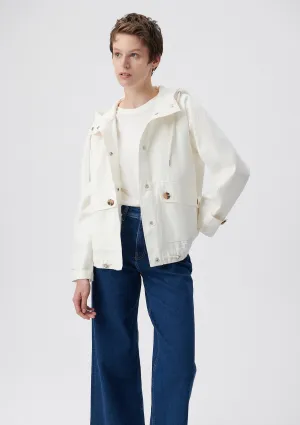 Hooded White Jacket