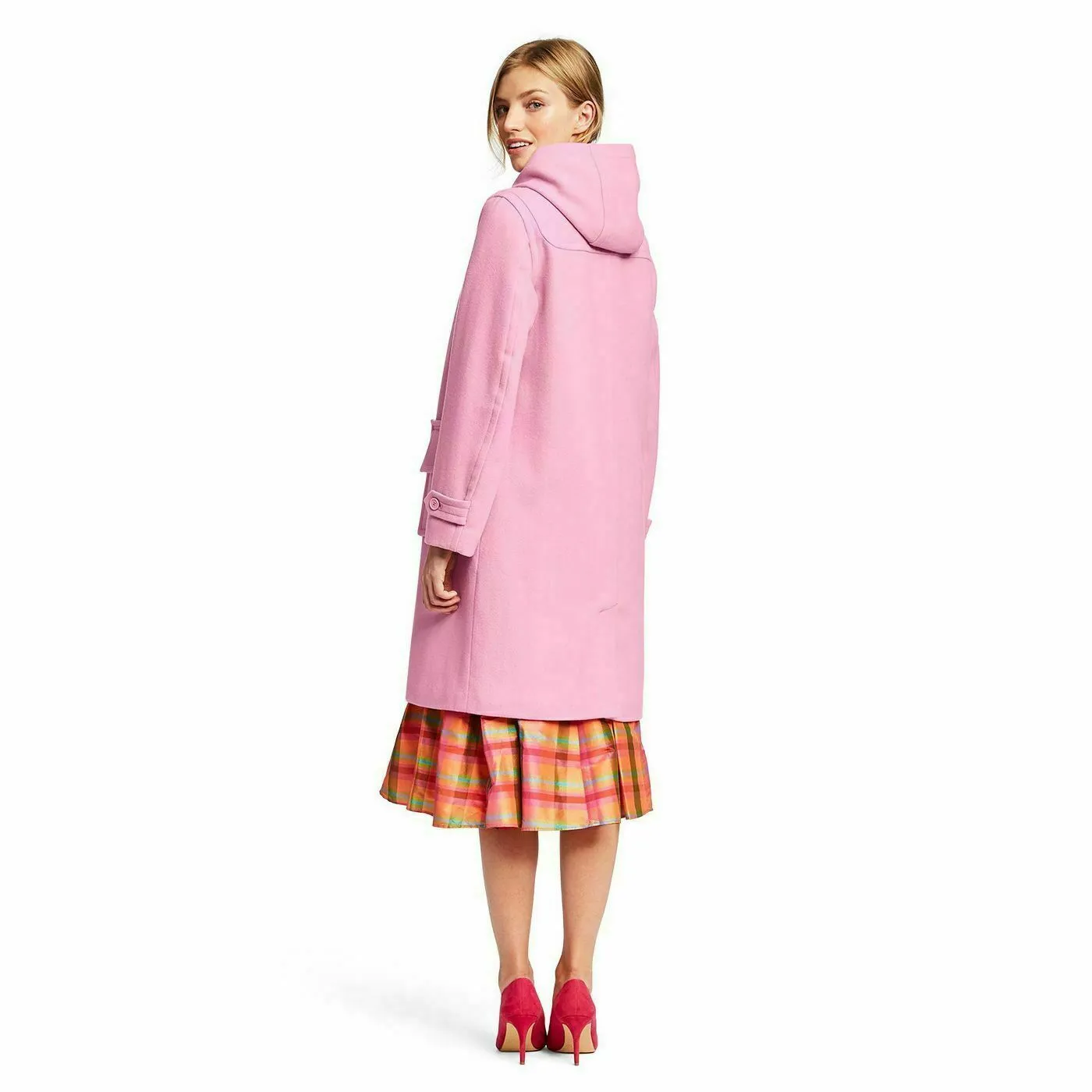 Isaac Mizrahi Women's Long Sleeve Hooded Duffel Coat. WPPJ-502