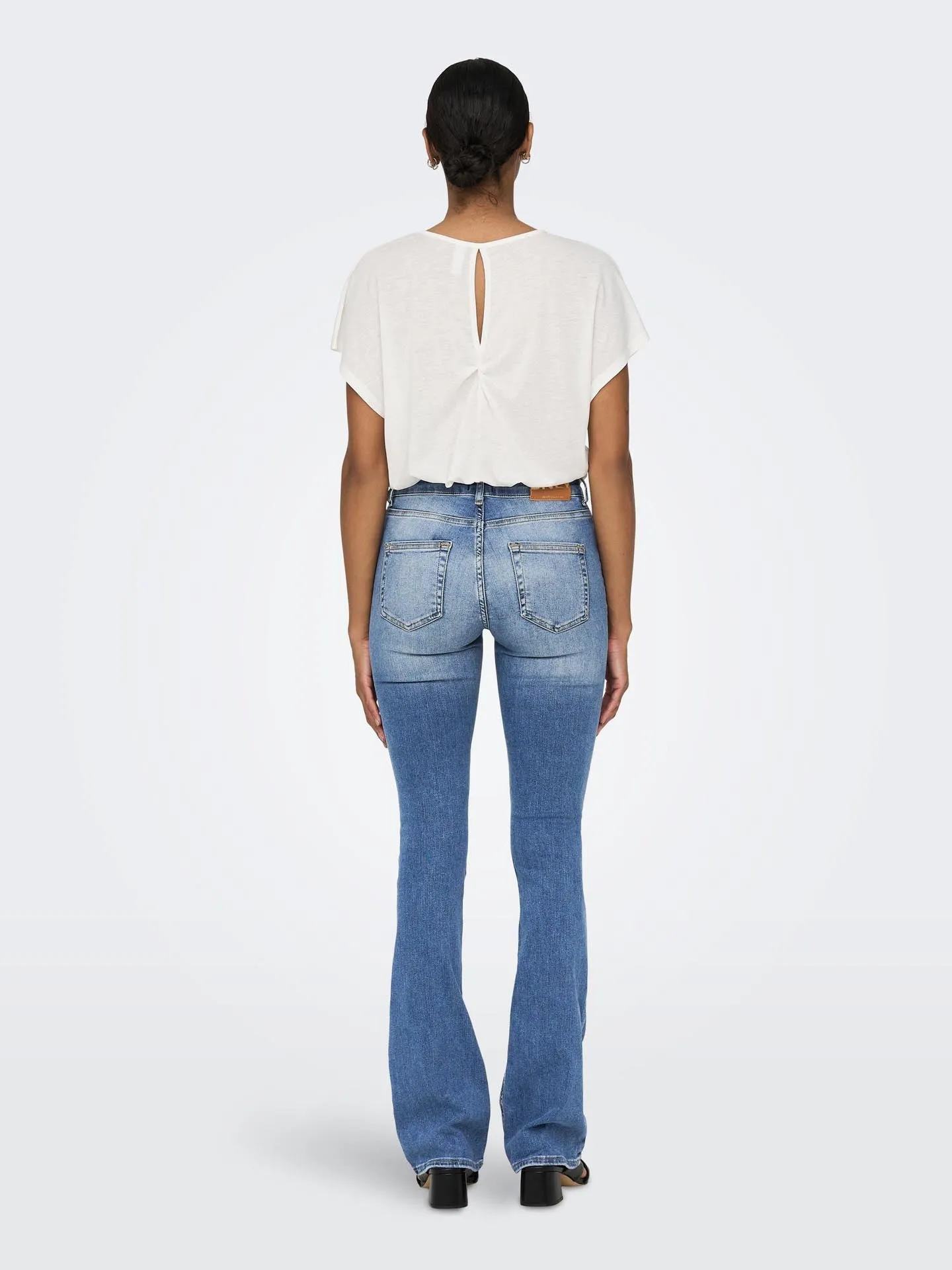 JEANS BLUSH FLARED