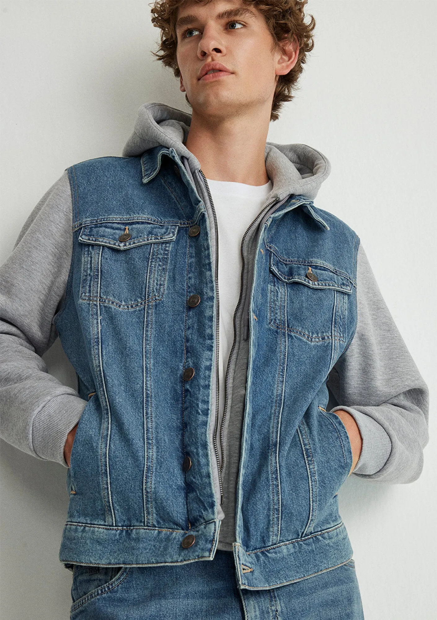 Jerry Mid Shaded Denim Jean Jacket