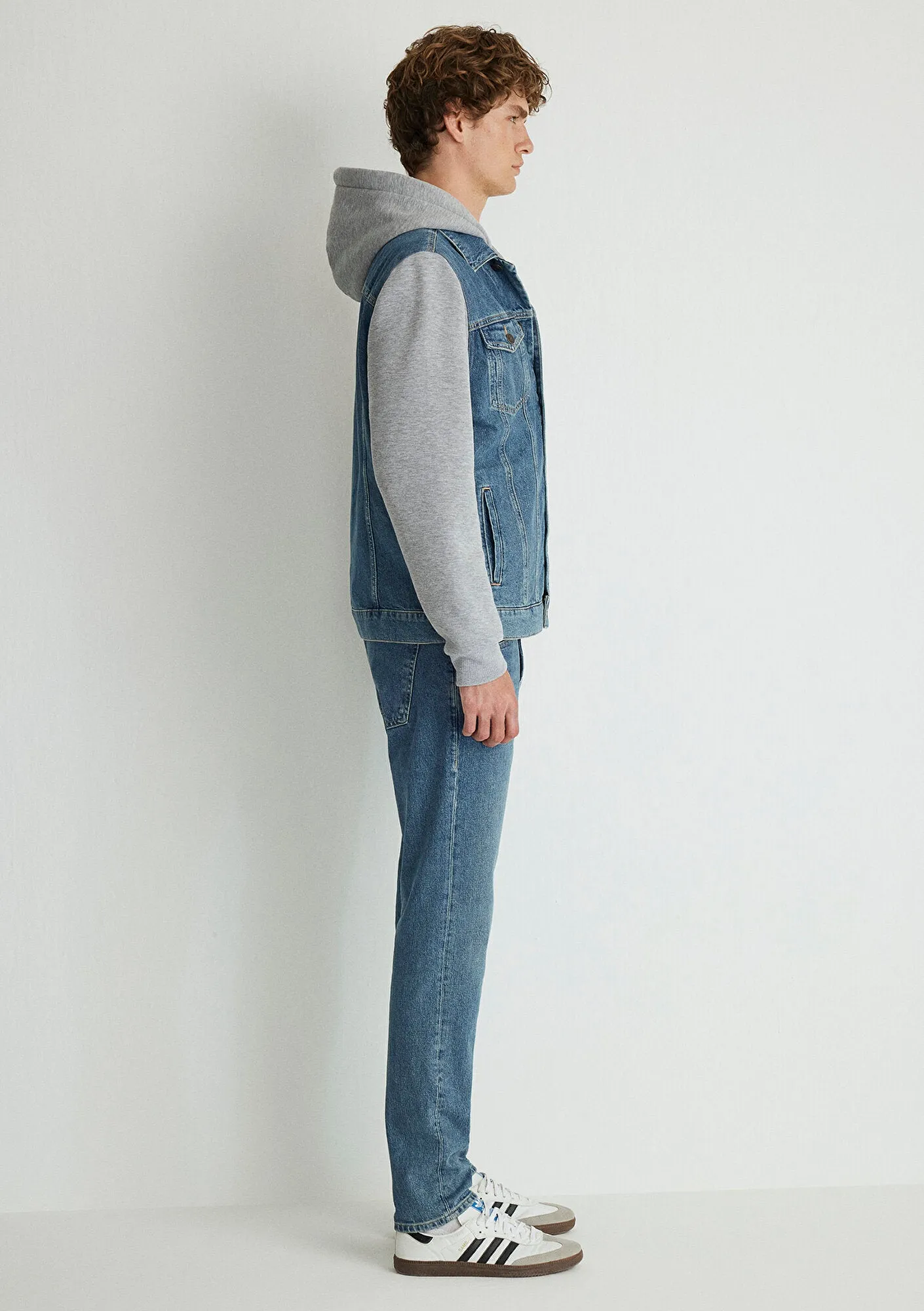 Jerry Mid Shaded Denim Jean Jacket