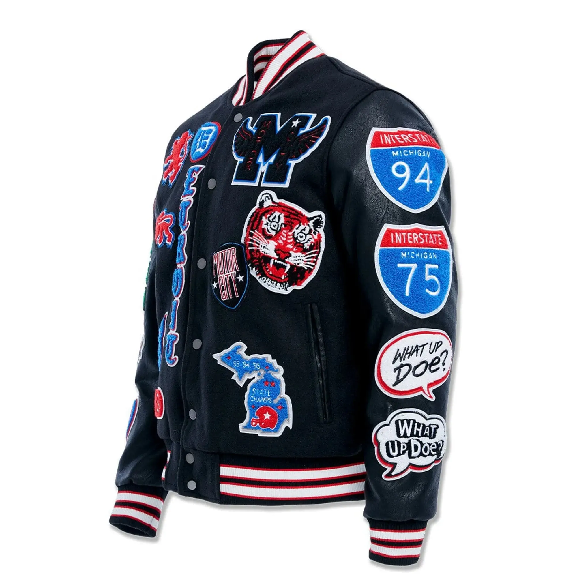 Jordan Craig Boys Motown Varsity Jacket (Piston)