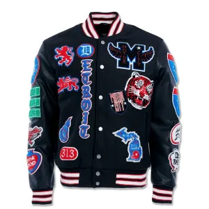 Jordan Craig Boys Motown Varsity Jacket (Piston)