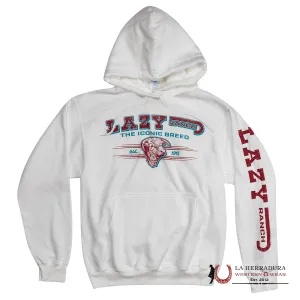 LAZY J RANCH WHITE HOODIE
