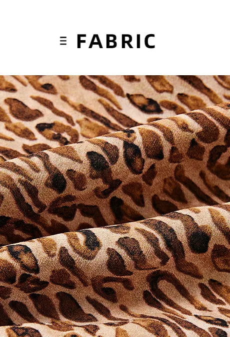 Leopard Halter Top