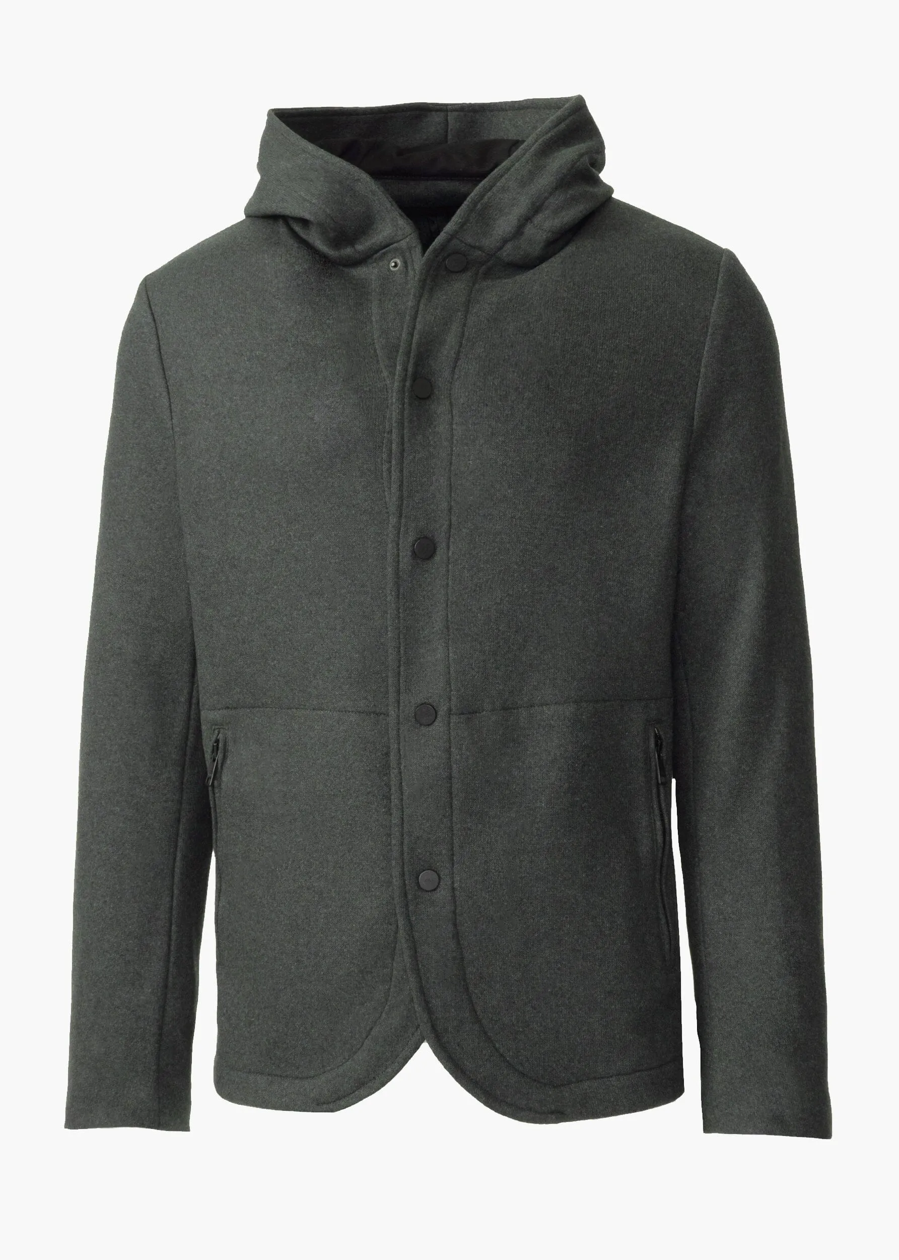 LIVE CUT HOODED COAT