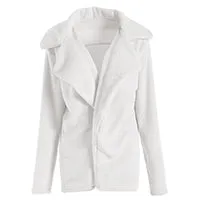 Long Sleeve Faux Fur Jacket for Women / Plus Size Winter thick Cardigan outerwear for women