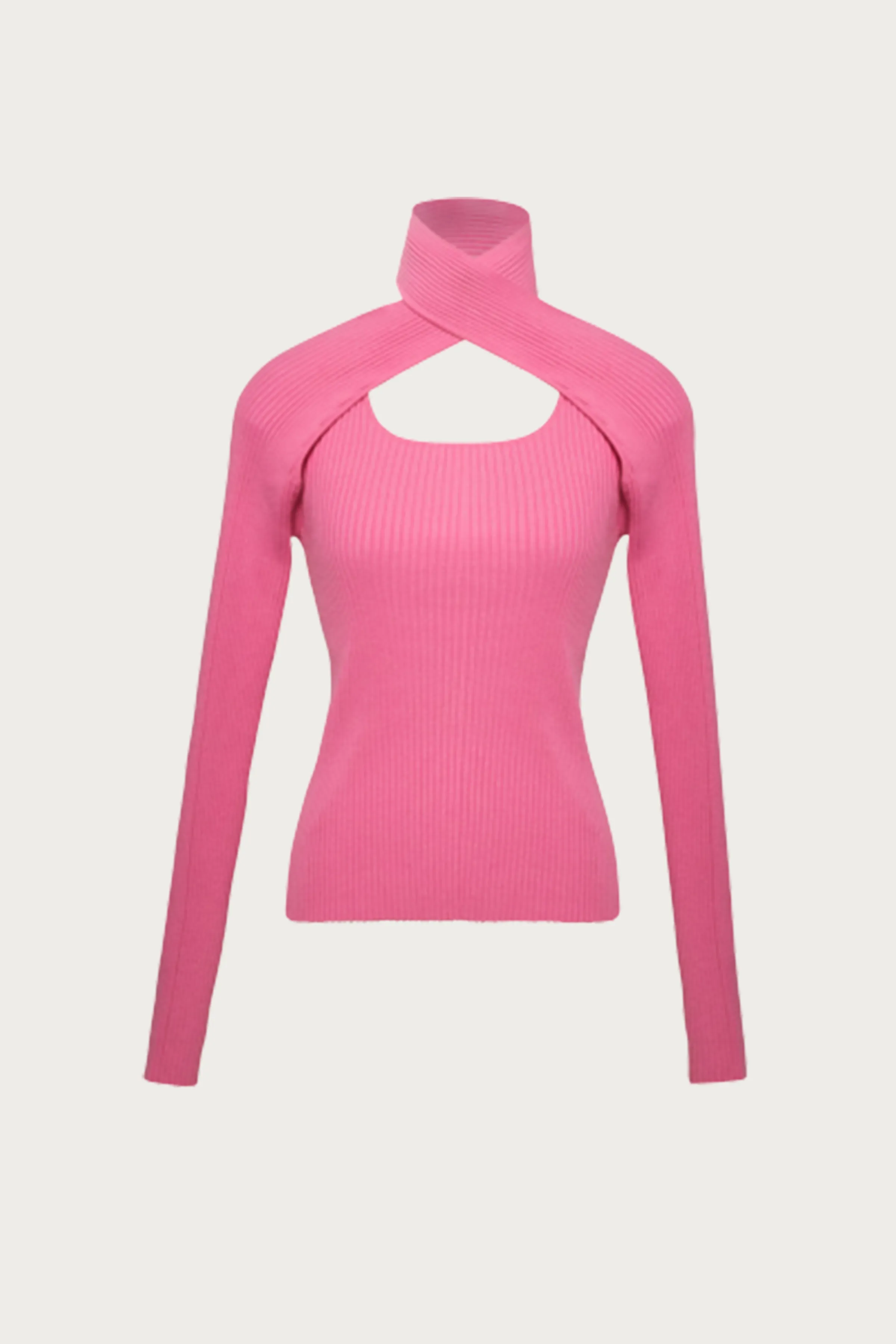LOOP LAYERED KNIT TOP