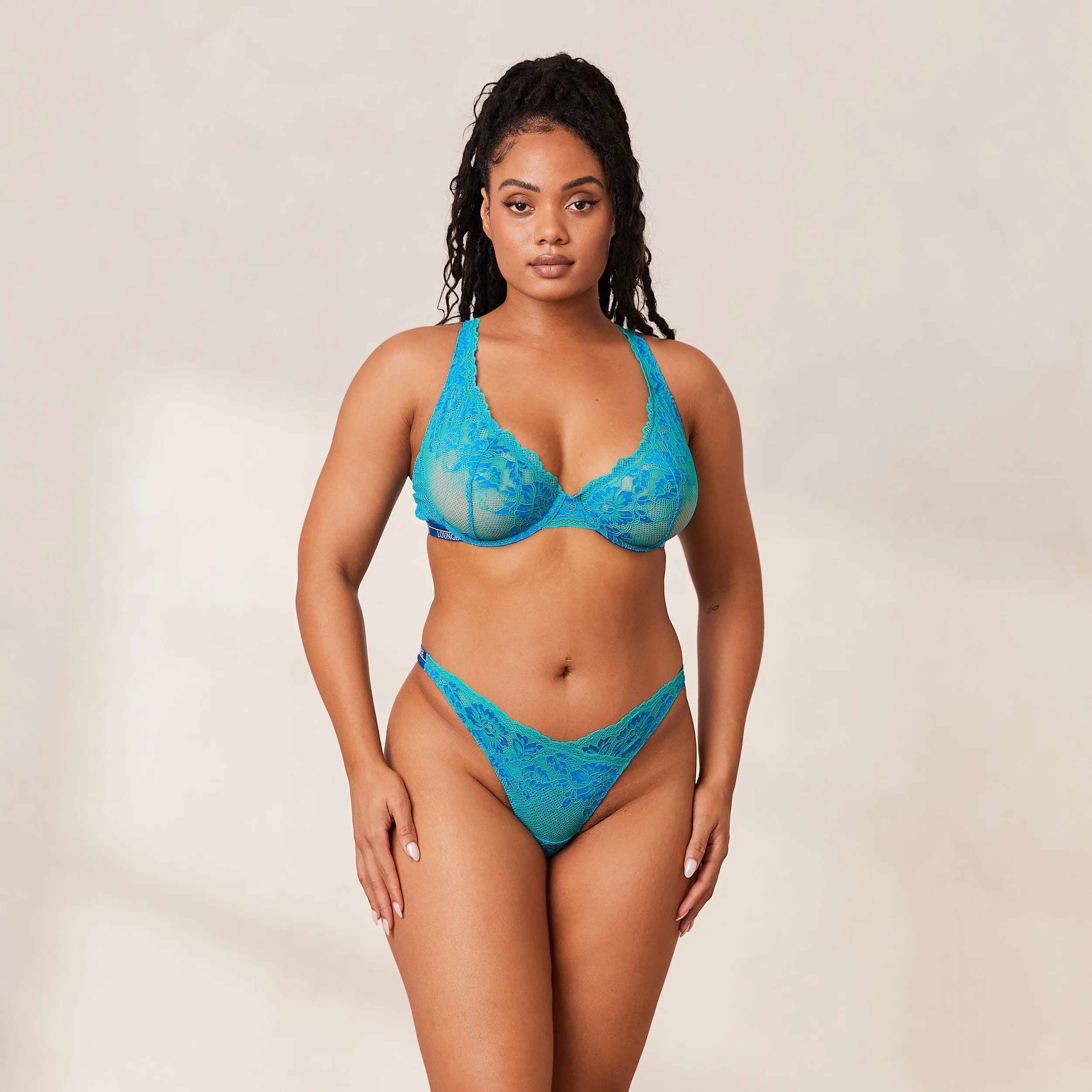Luxe Balcony Soutien-Gorge - Bleu cobalt