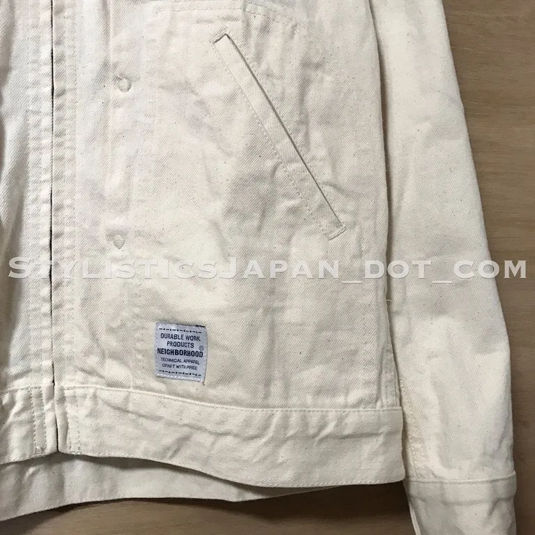[M] Neighborhood Stockman Denim Jacket White