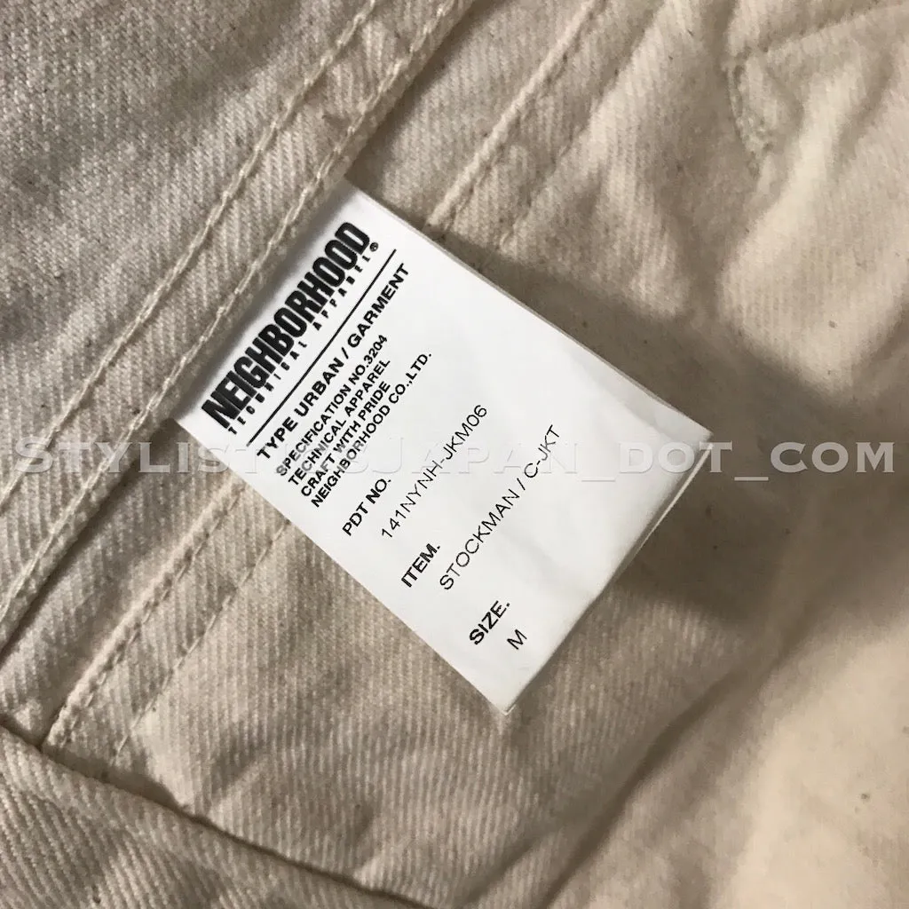 [M] Neighborhood Stockman Denim Jacket White
