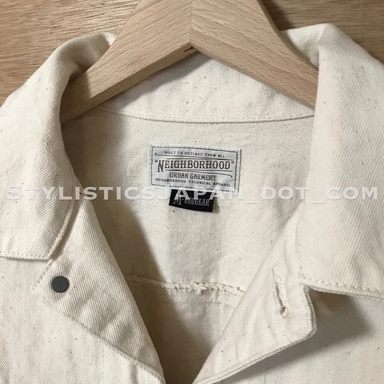 [M] Neighborhood Stockman Denim Jacket White