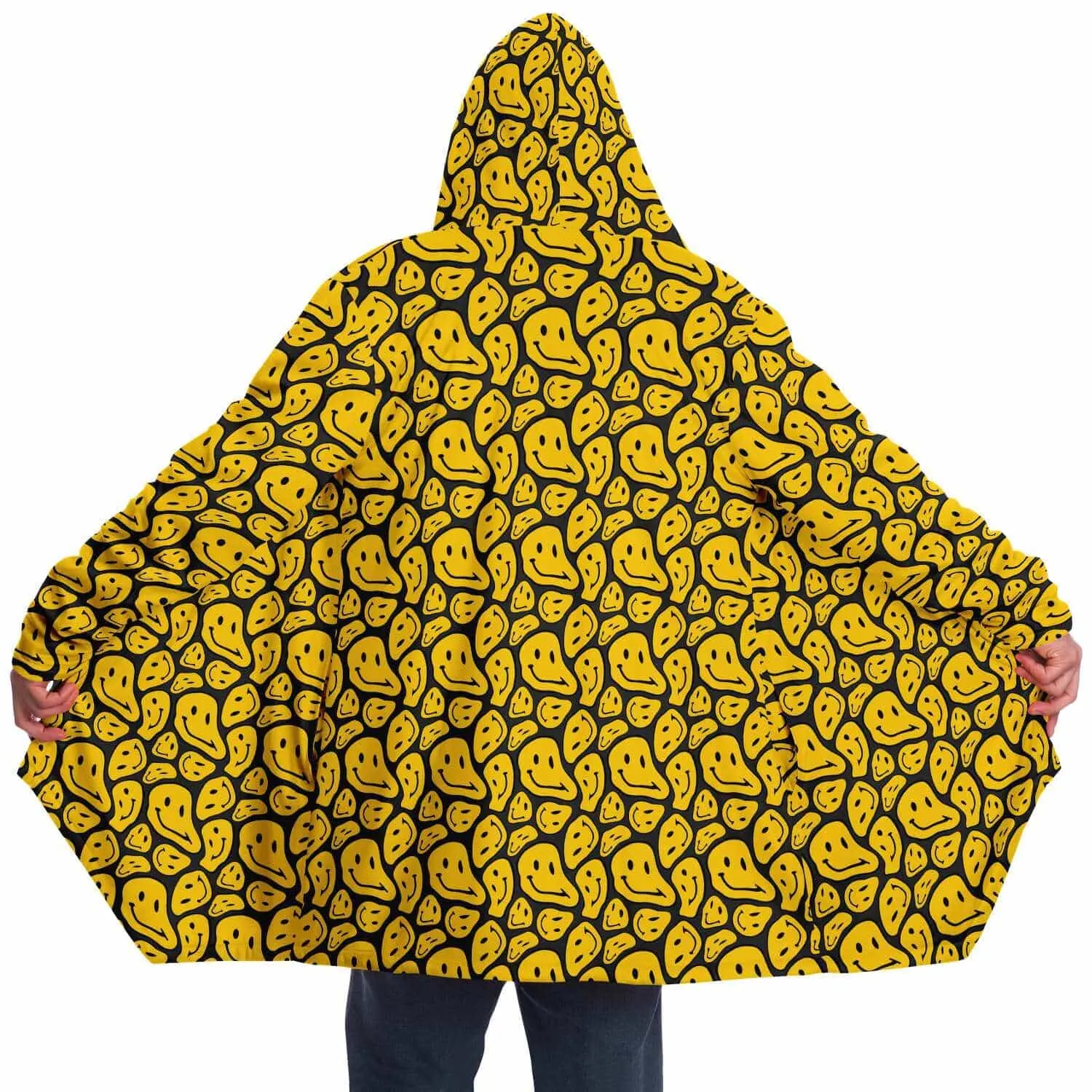 Melting Smiling Face Hooded Cloak