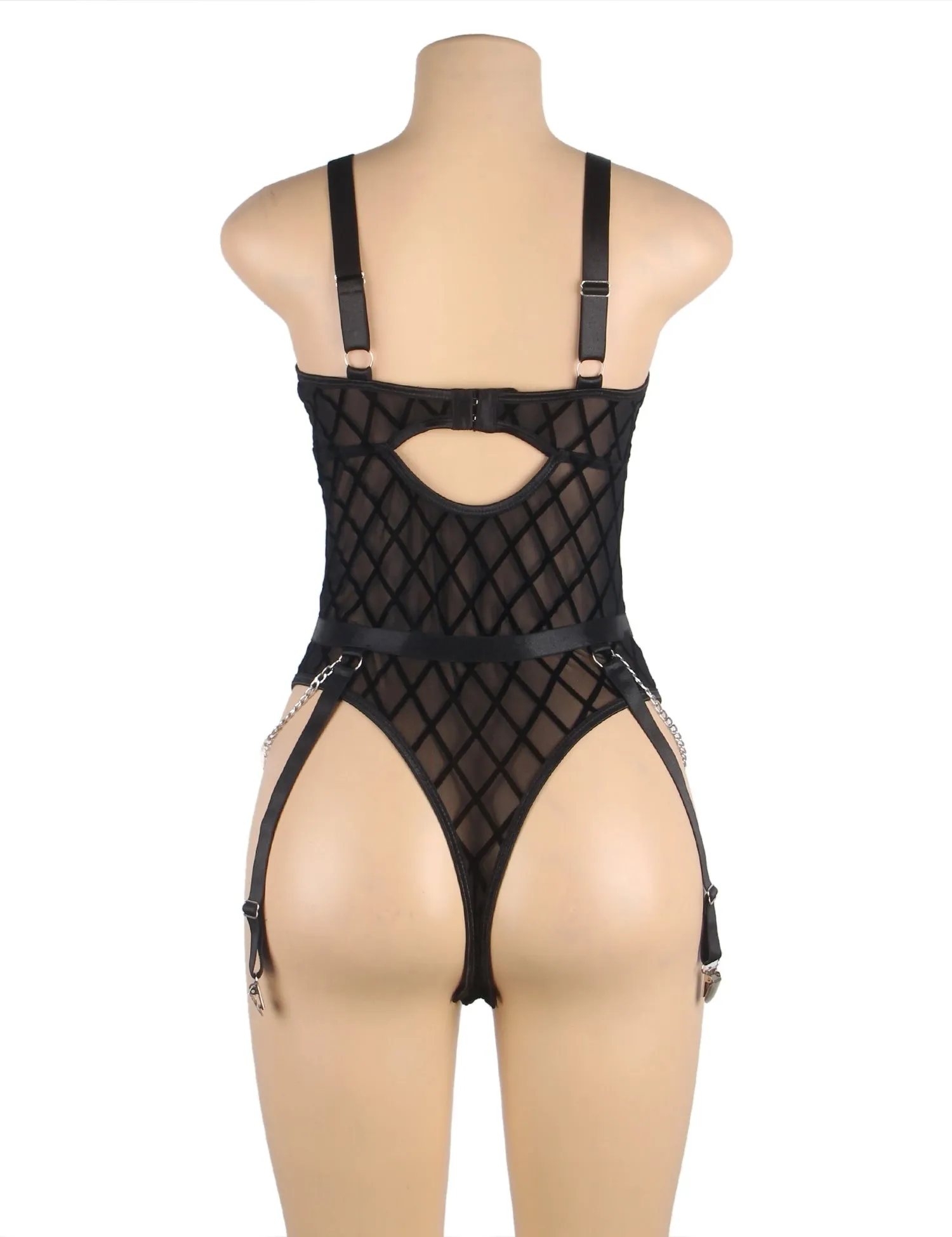 Mesh Chain Bodysuit Hot Egypt Lingerie