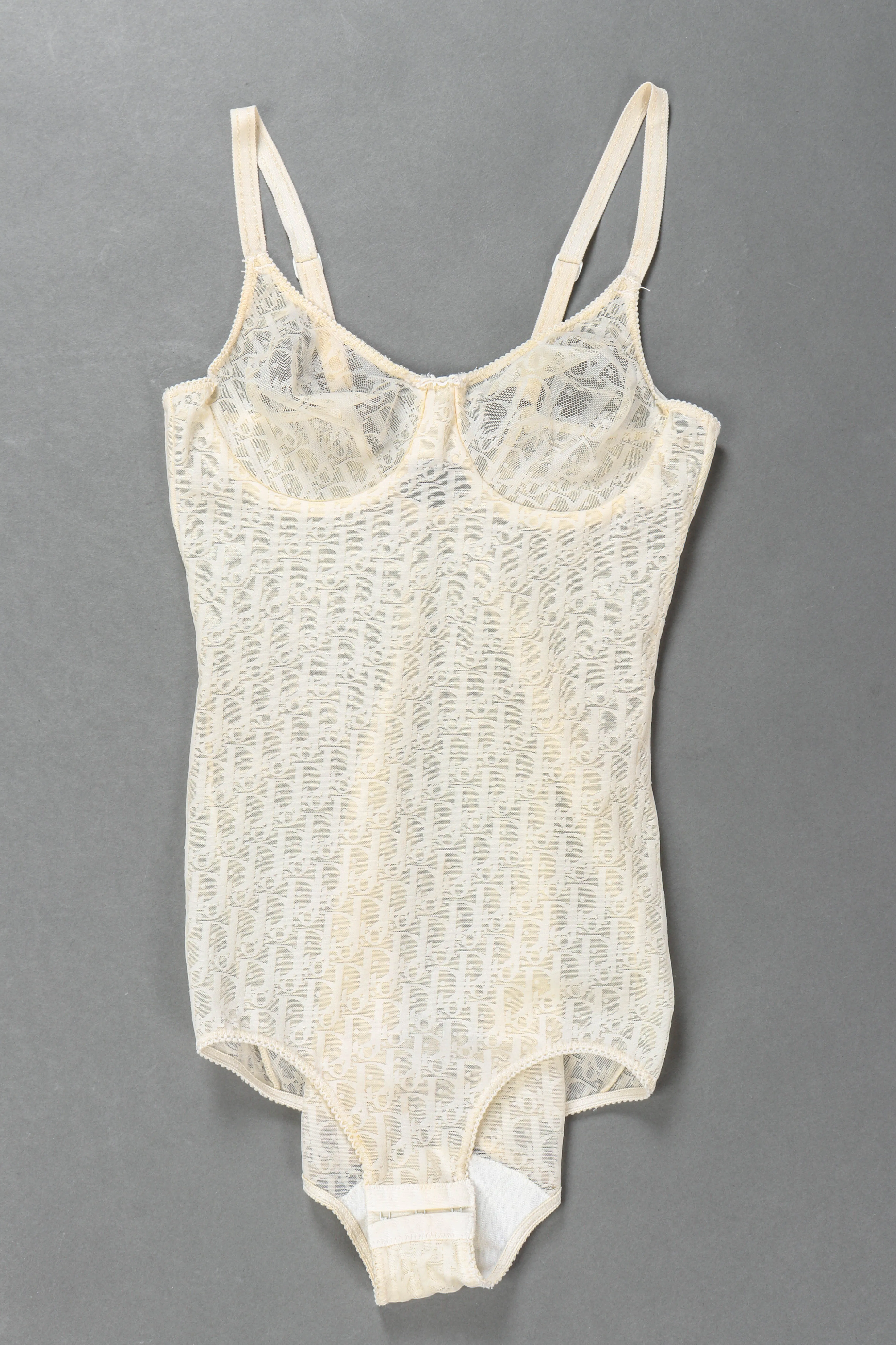 Mesh Monogram Bodysuit
