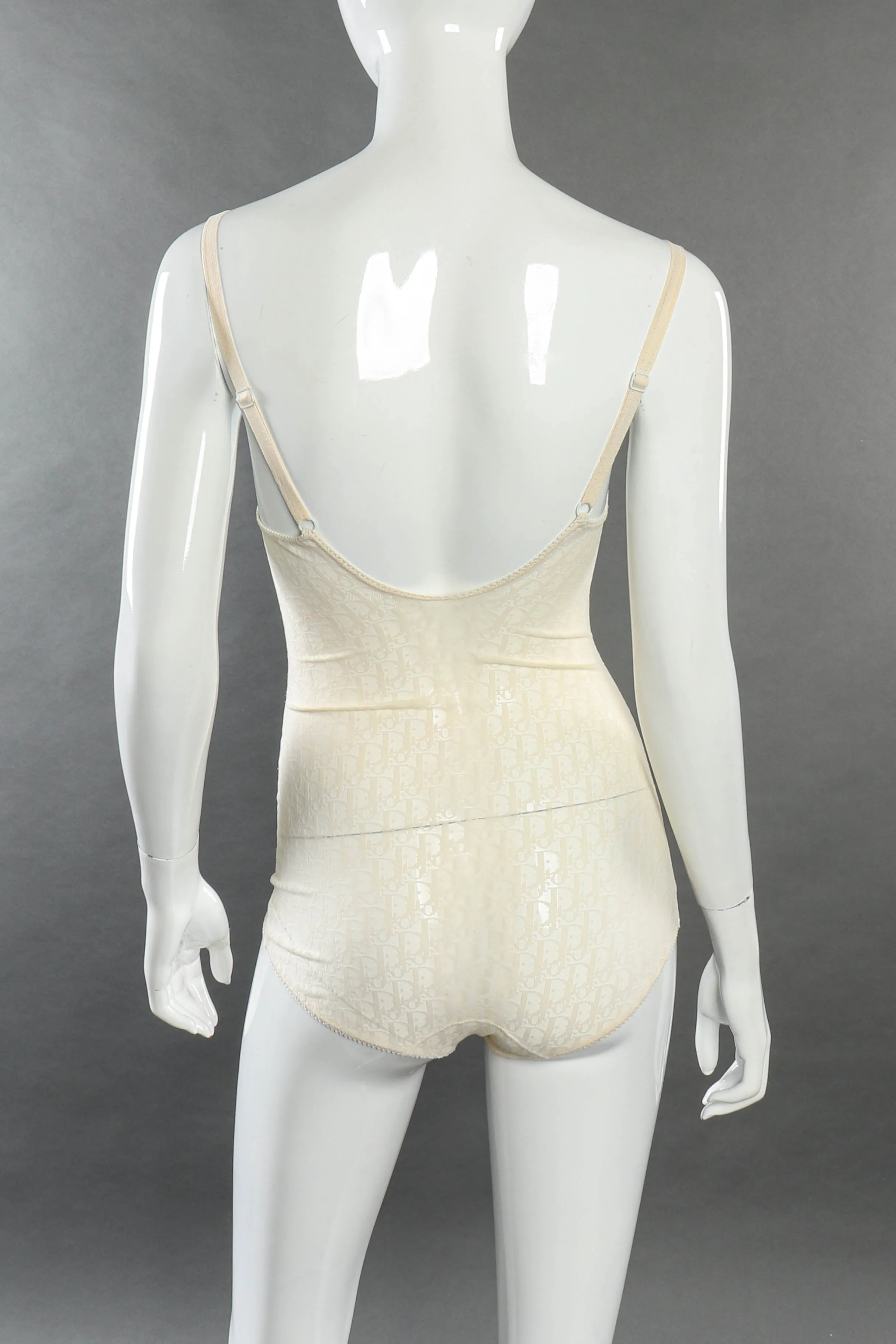 Mesh Monogram Bodysuit