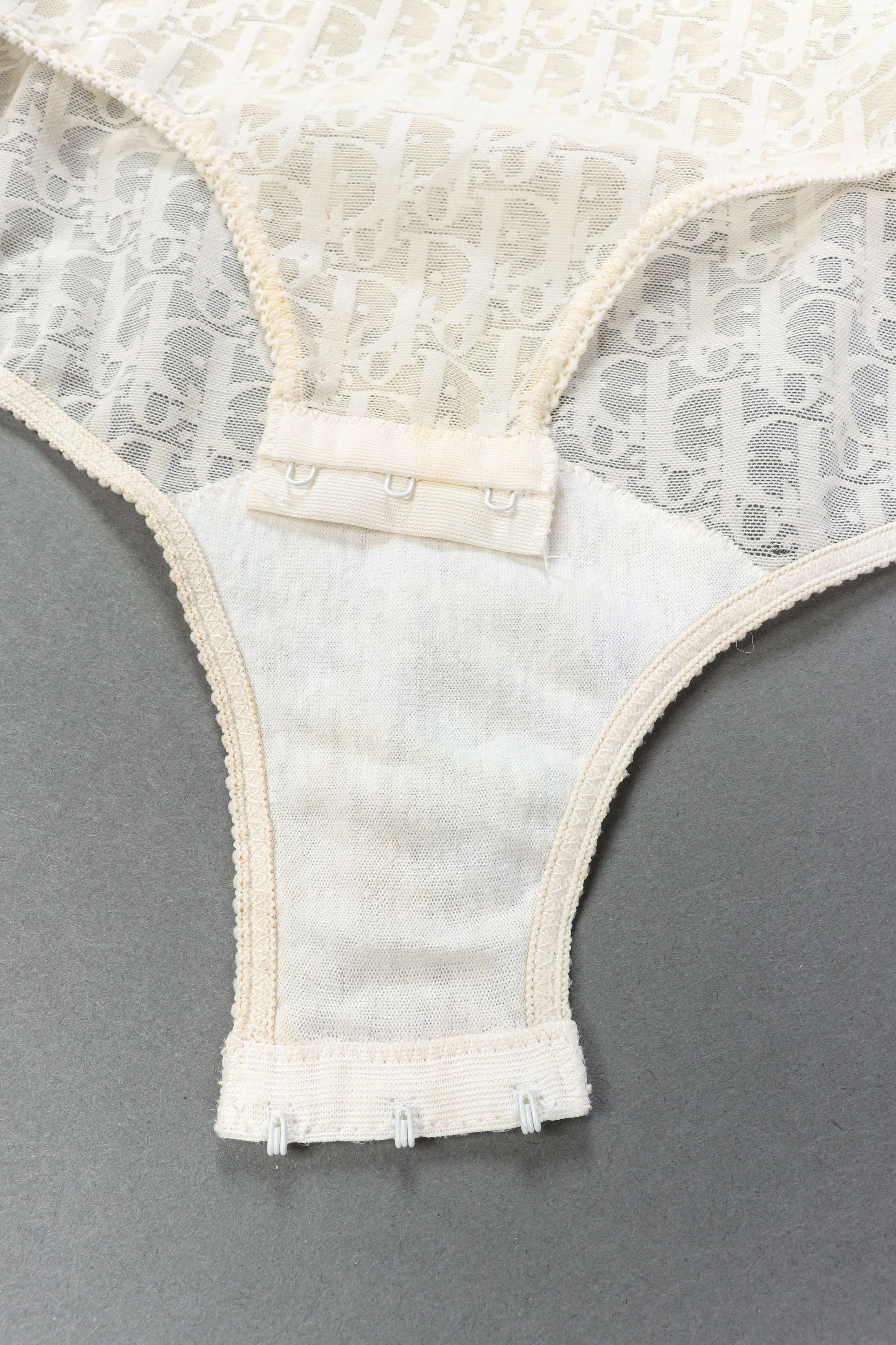 Mesh Monogram Bodysuit