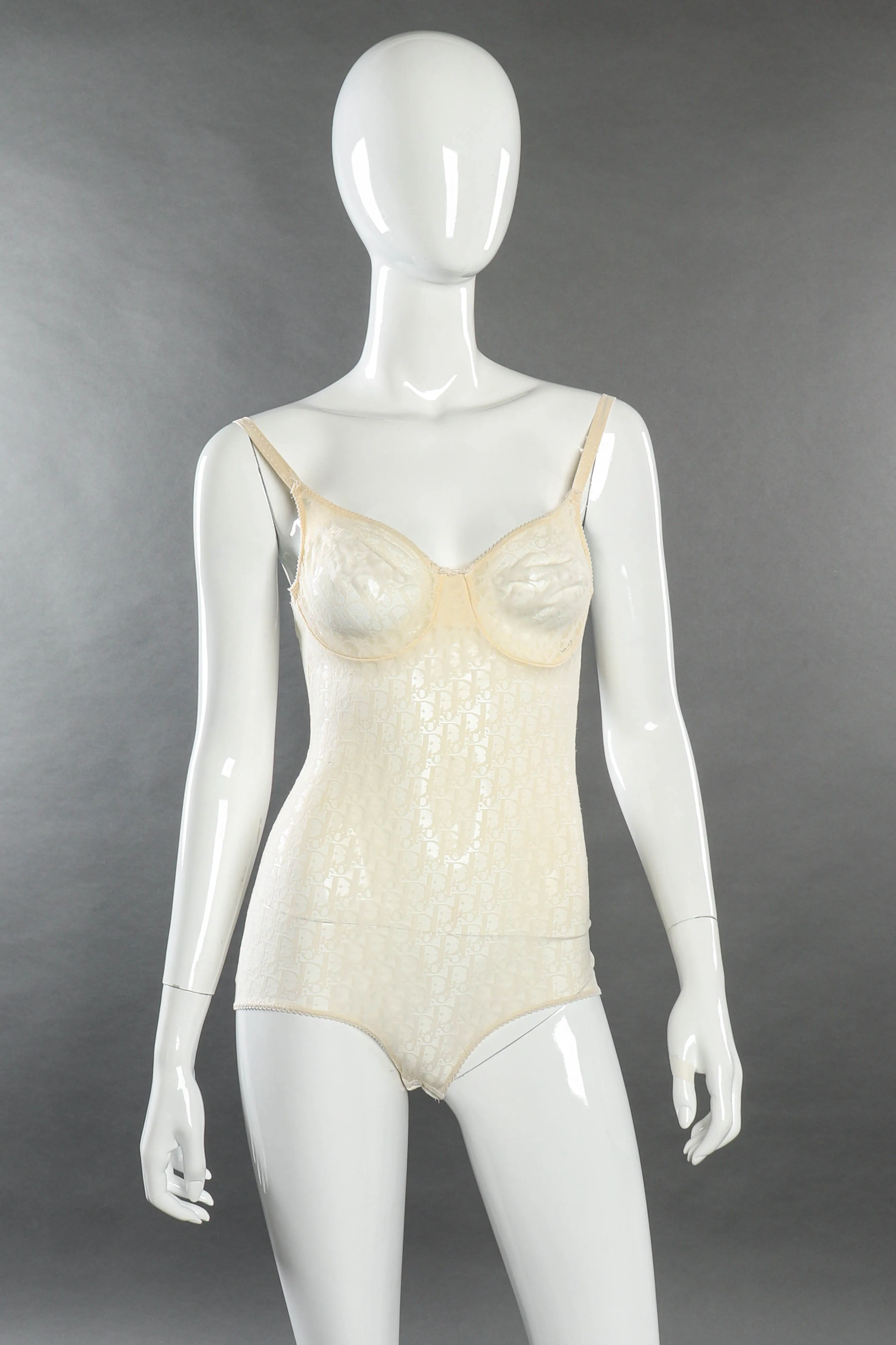 Mesh Monogram Bodysuit