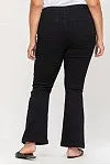 Mid Rise Flared Jegging 30" Plus Size