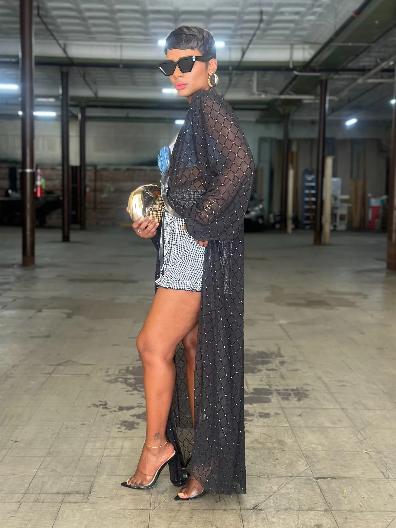 “Midnight Shimmer” Kimono (Clearance)