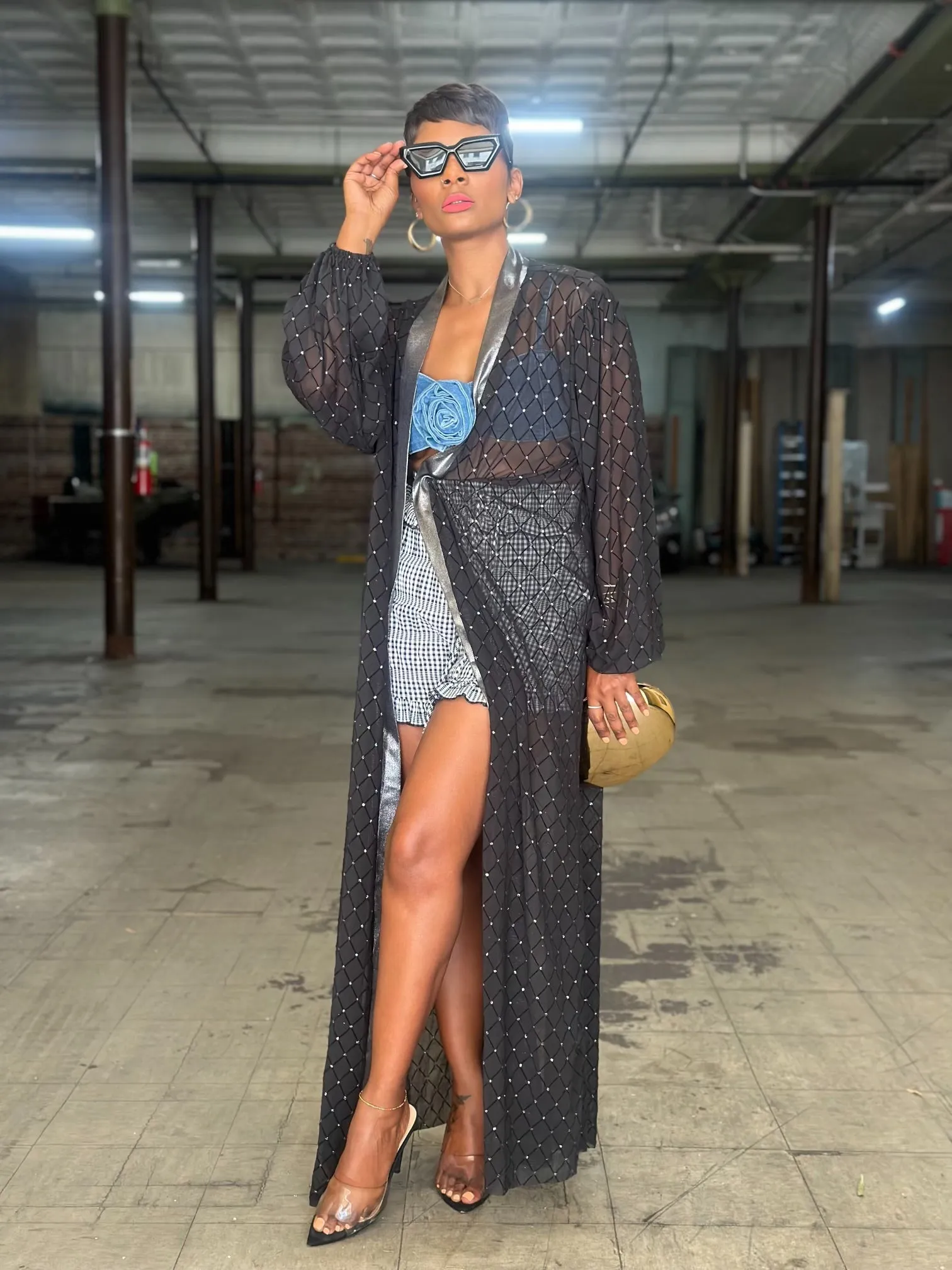 “Midnight Shimmer” Kimono (Clearance)