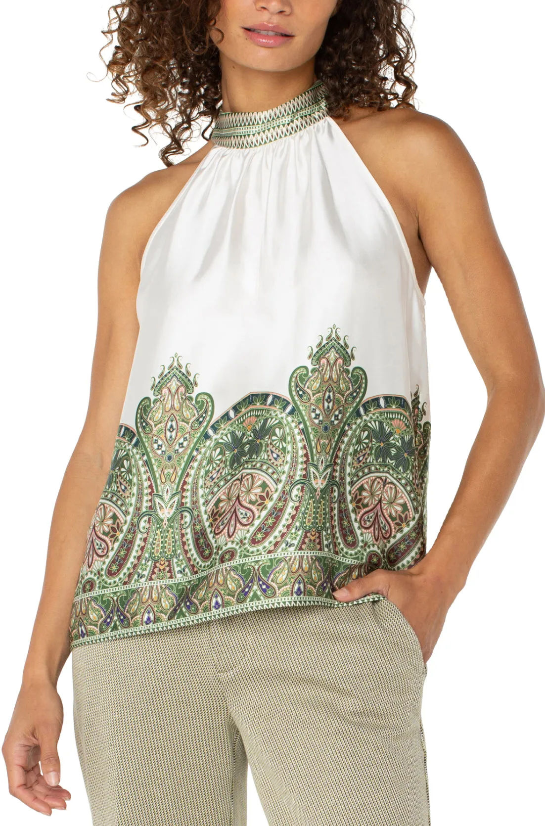 Mock Neck Halter