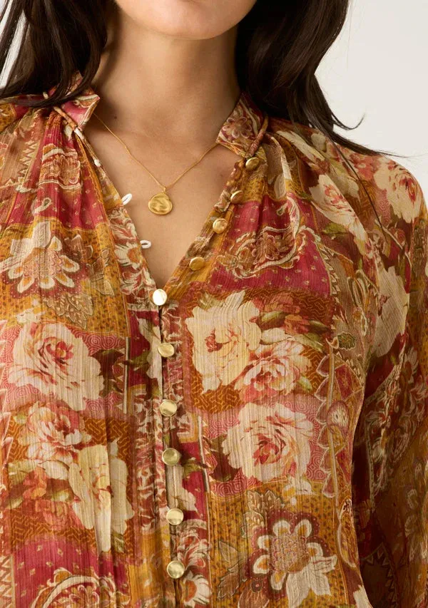 Morgan Print Blouse - A FURTHER 15% OFF AUTOMATICALLY APPLIED AT CHECKOUT