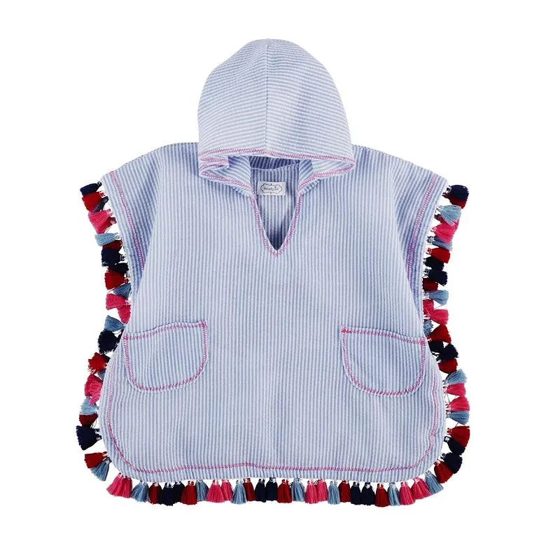 Mud Pie Kids Seersucker Tassel Cover-Up