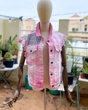 Nakba Key | Refashioned Denim Vest
