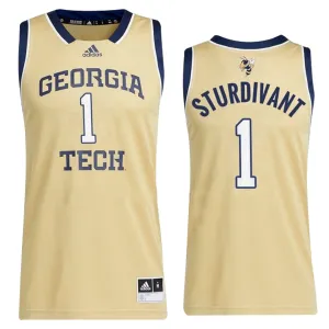 NCAAB Kyle Sturdivant Georgia Tech Yellow Jackets 1 Jersey