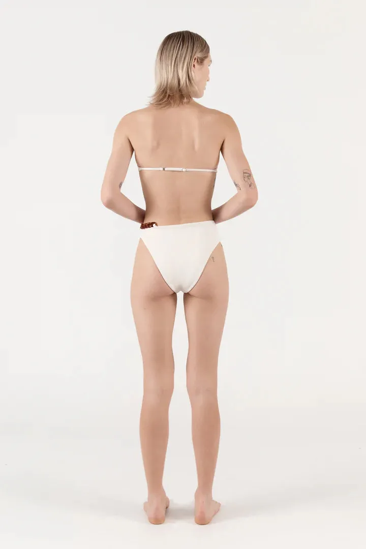 Neal Halter Top Bouclê - Ecru