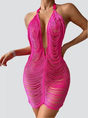 Neckless Backless Sexy Hottie Wear MSL051