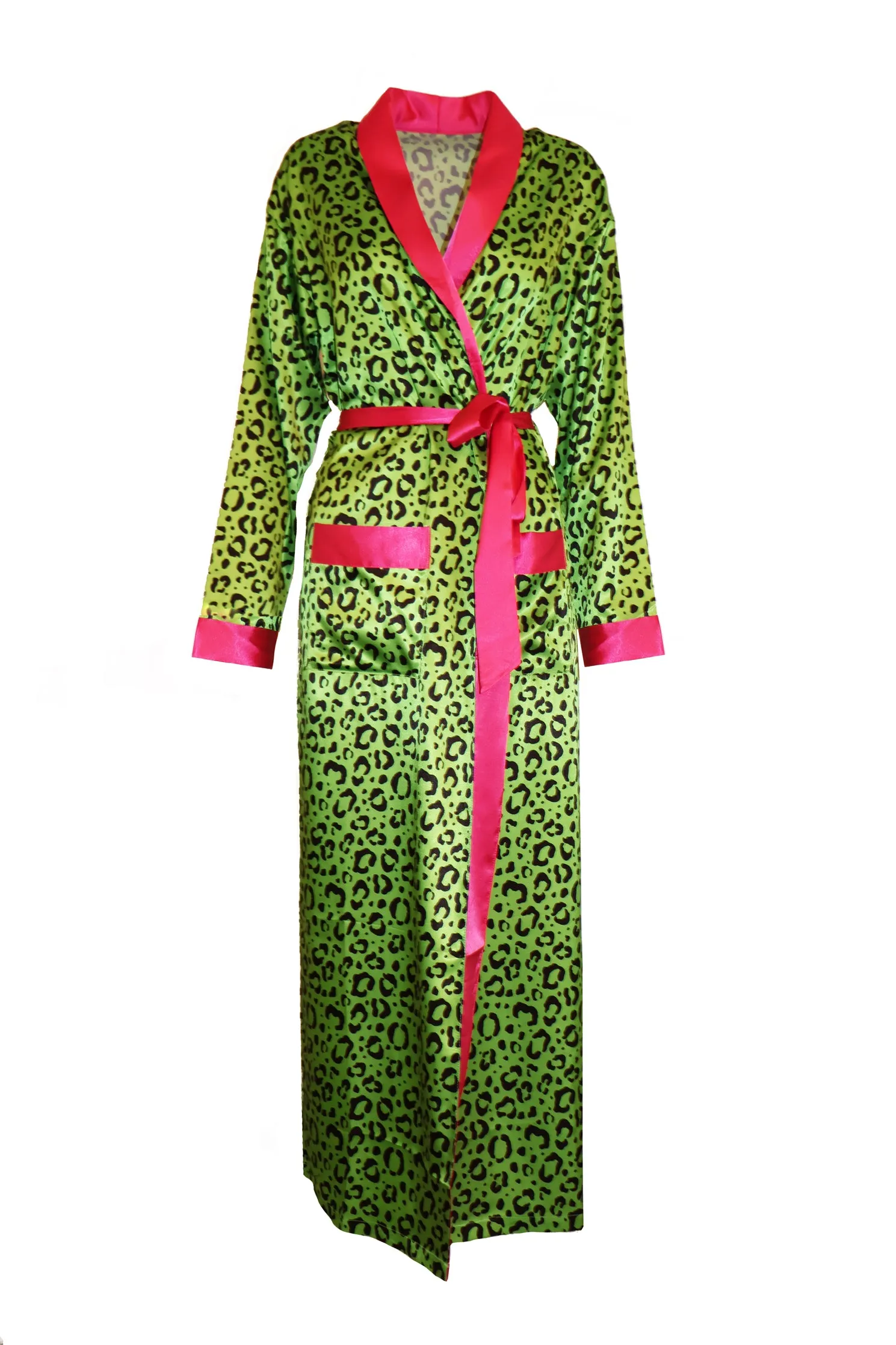 Neon Leopard Robe   Slipper Bundle