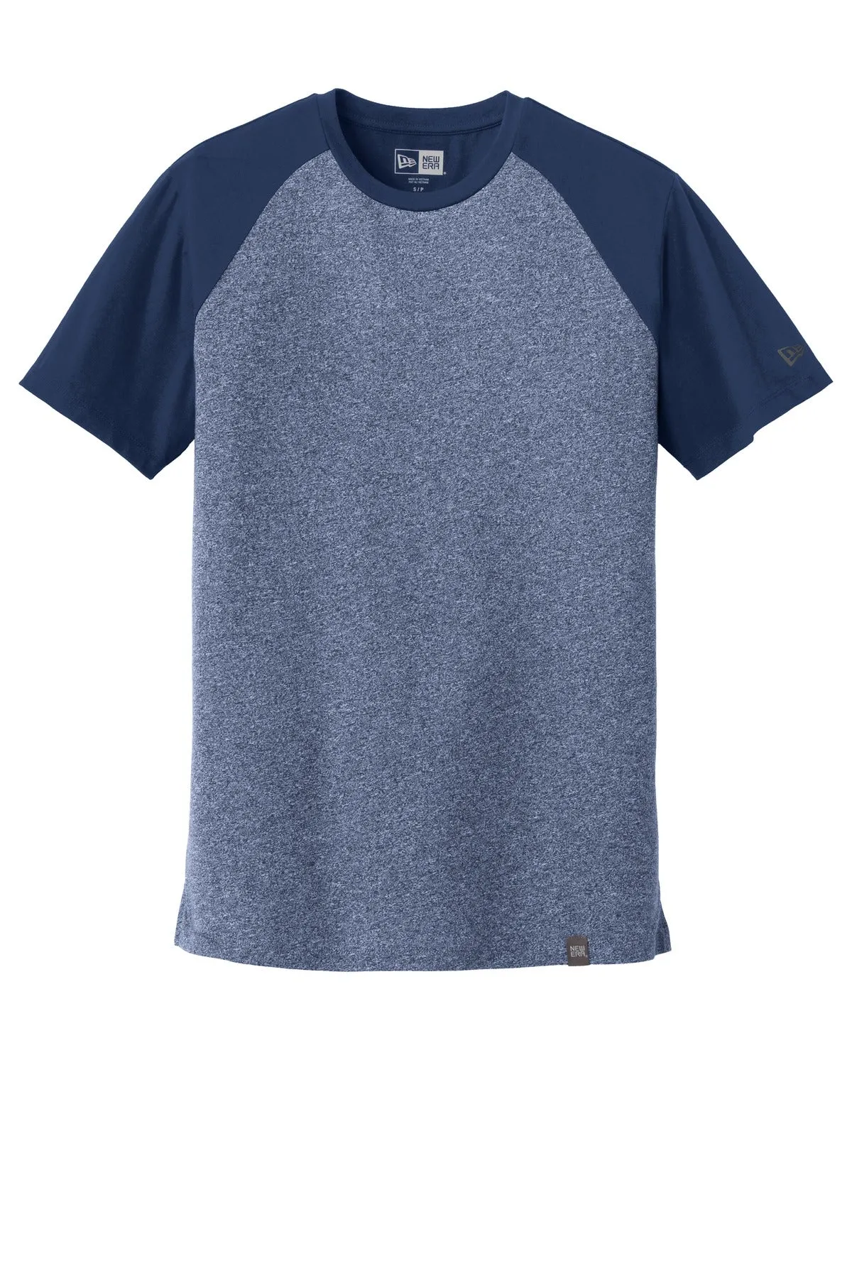 New Era  Heritage Blend Varsity Tee. NEA107 Dark Royal/ Dark Royal Twist
