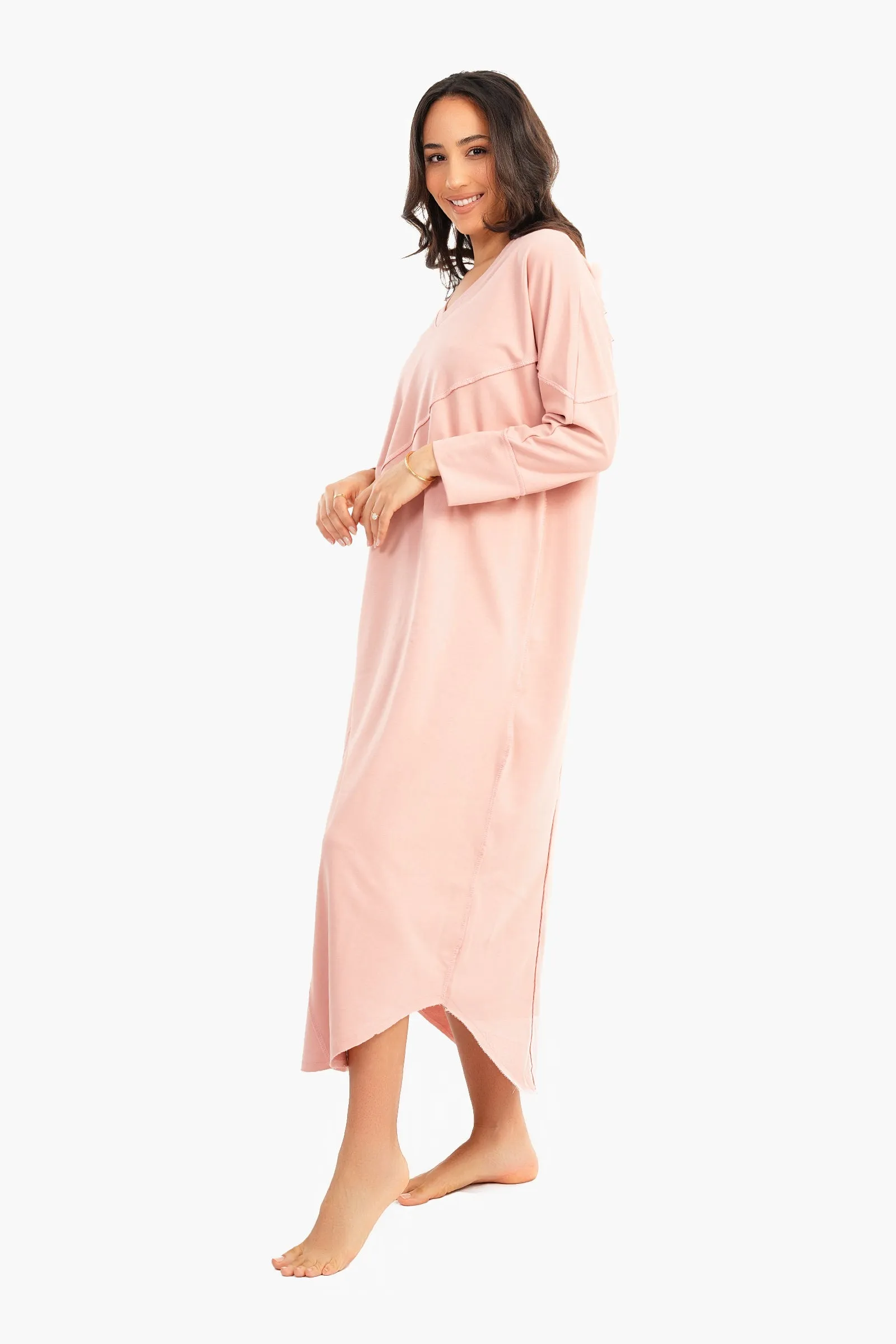 Nightgown with Round Hem