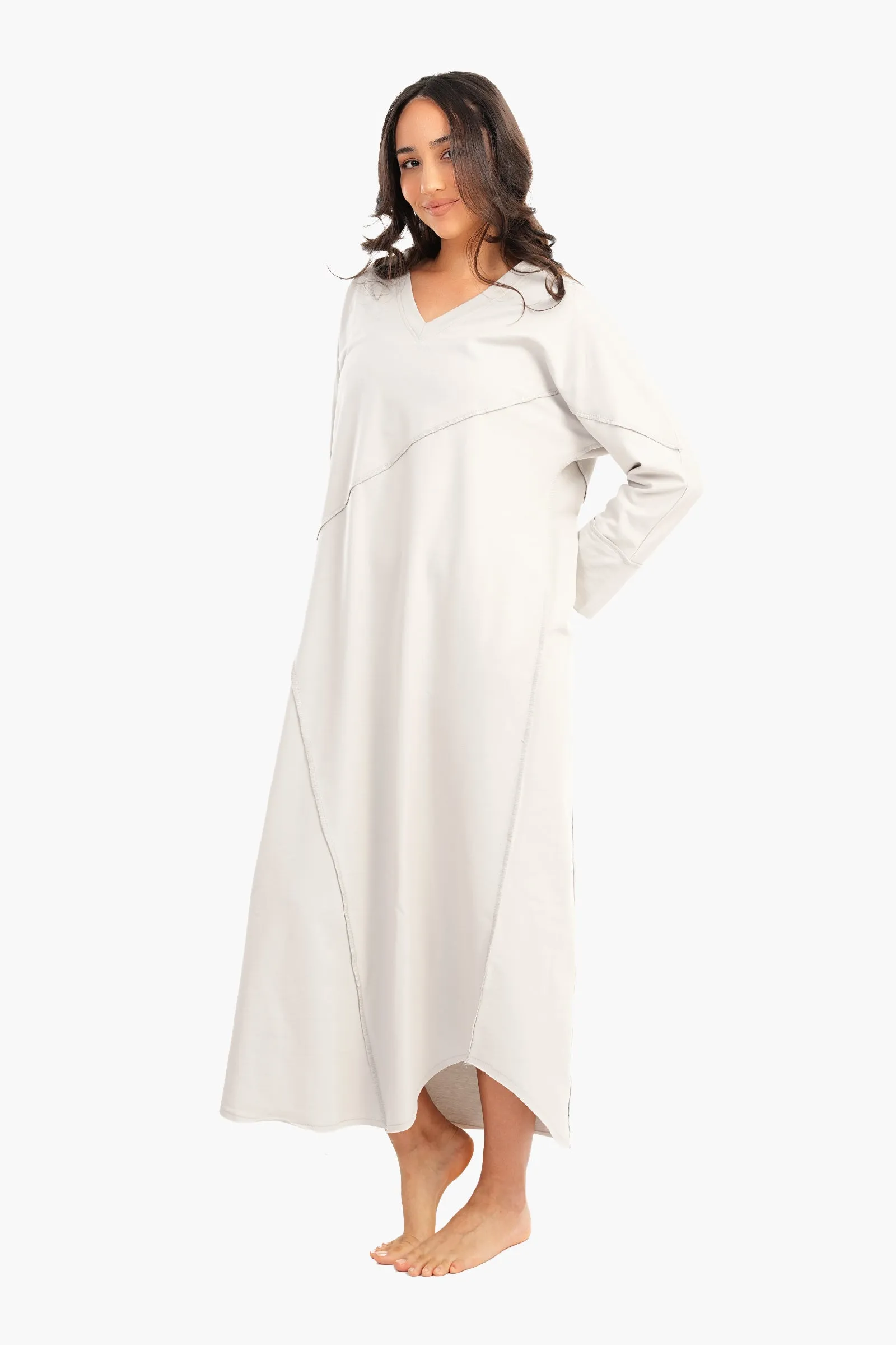 Nightgown with Round Hem