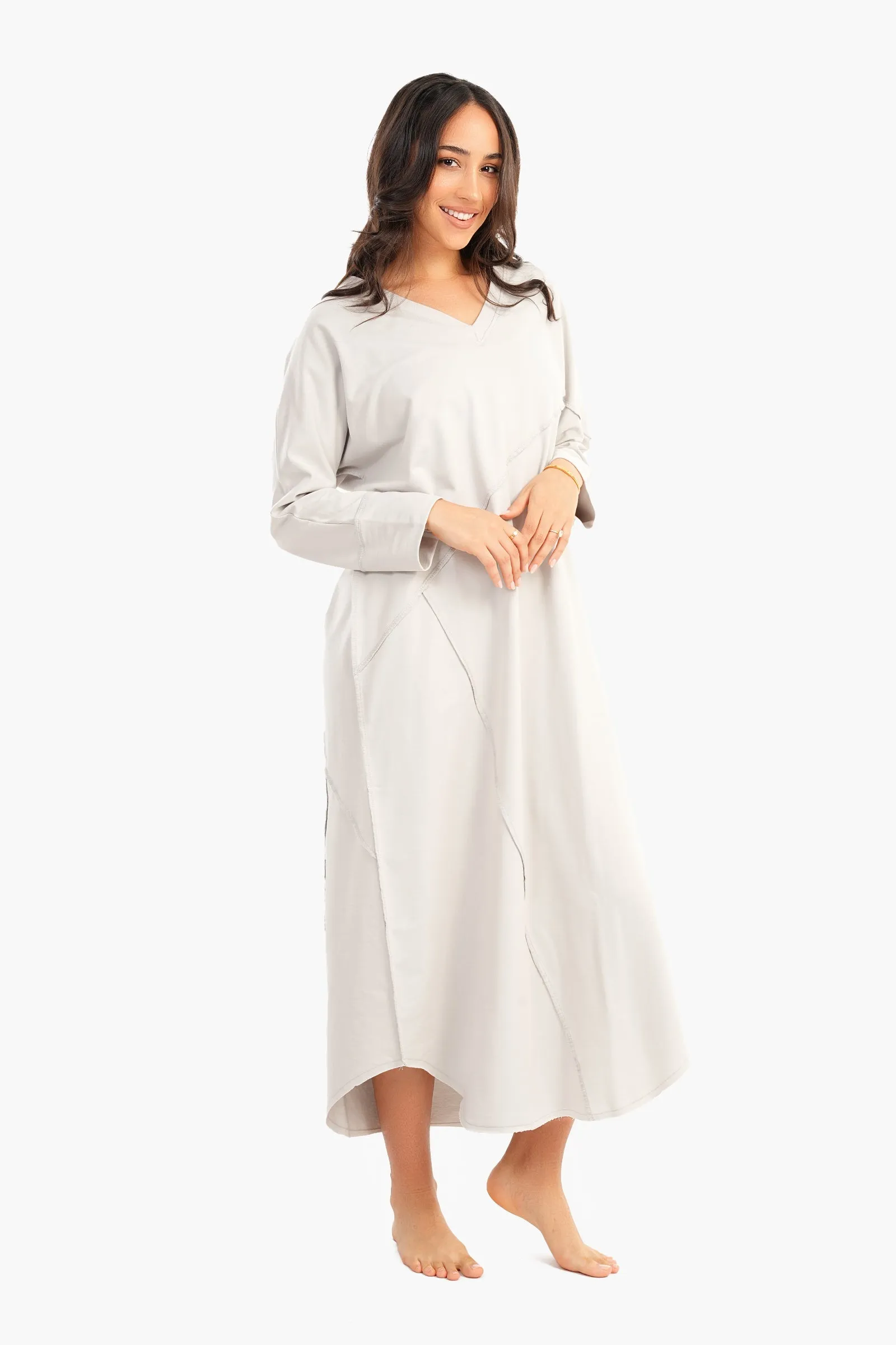 Nightgown with Round Hem