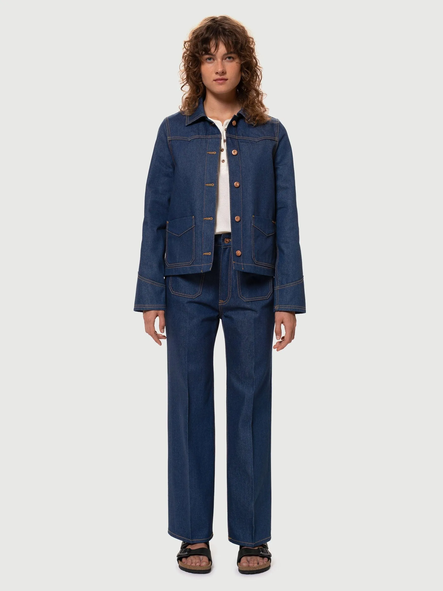 Nudie Jeans Co. - Kelly Western Jacket 70's Blue